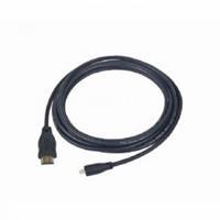 HDMI male naar micro D-male zwarte kabel,1.8 meter - Quality4All