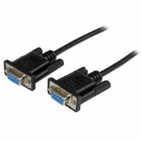 StarTech.com 2m DB9 Null Modem kabel zwart