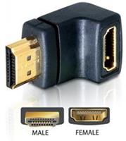 DeLOCK Adapter HDMI male > HDMI female 90 down