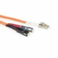 ACT LC-SC 62,5/125um OM1 Duplex fiber optic patchkabel 2 m