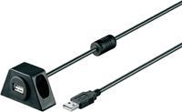 Pro USB 2.0 Hi-Speed extension cable with mounting bracket black