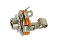 HQ Products VROUWELIJKE 6.35mm MONO JACK - OPEN CIRCUIT - CHASSISMONTAGE - HQ Prod