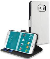 Muvit Wallet Stand case Galaxy S6 White