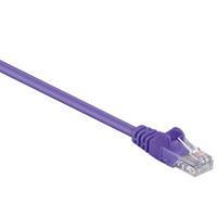 PATCH-C5U 1 vt - 1,0m Cat.5e U/UTP-Netzwerkkabel, violett, RJ45 (95219) - Goobay