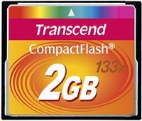 Transcend Compact Flash 2GB kaart MLC