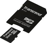 Transcend 32GB MicroSDHC, Class 10 + SD