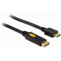 Delock Adapterkabel DisplayPort-Stecker > HDMI-Stecker