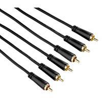 Hama Audio- videokabel 2x3 cinch 5m, 3 ster - 