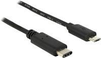 Delock USB 2.0 kabel, USB-C > USB Micro-B