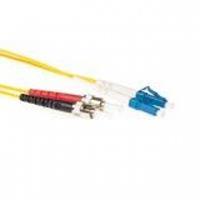 ACT LC-ST 9/125um OS2 Duplex fiber optic patchkabel 1 m
