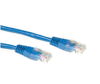 ACT Netzwerkkabel CAT6 U/UTP 0.5m Blau