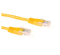 ACT Netzwerkkabel CAT6 U/UTP 1m Gelb