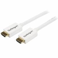 StarTech.com 1m High-Speed-HDMI-Kabel - Ultra HD 4k x 2k HDMI CL3 Kabel zur Installation in Wänden (St/St) - Weiß