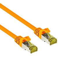 Goobay S/FTP patchkabel netwerkkabel CAT7 oranje 0,25m