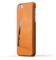 Mujjo iPhone hoesje  Leather Wallet Case 80º iPhone 6/6S Plus Tan