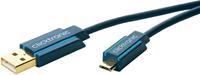 clicktronic USB 2.0 A naar USB Micro Kabel B - Professioneel - 