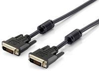 Dvi Equip dual link male - male 5m kabel mit ferriten 118935