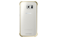 Samsung Galaxy S6 Edge Clear Cover goud EF-QG925BFEGWW