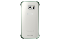 Samsung Clear Cover Green Galaxy S6 Edge