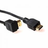 ACT HDMI High Speed kabel eenzijdig haaks 3 m