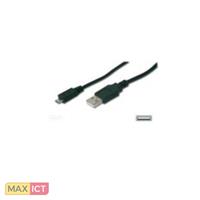 Digitus Micro USB B kabel / USB A zwart 3.0 M