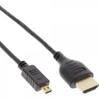 Intos Dunne Micro HDMI - HDMI kabel - versie 2.0 (4K 60Hz) - 1 meter