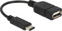 USB-Kabel USB 2.0 A 3.1 C bis 0,15 m - Delock