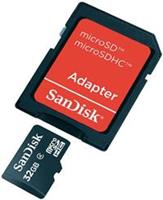 Sandisk 108097 Micro SDHC 32 GB Incl Foto Adapter