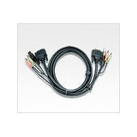 Kombination-KVM-Kabel DVI-D/USB/Audio - ATEN