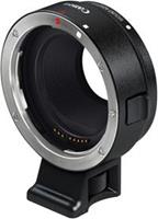 Canon EF-EOS M mount adapter voor EF lenzen op een EOS M camera