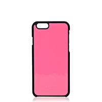 Knomo iPhone hoesje  iPhone 6/6S Leather Snap On Case Fluro Pink
