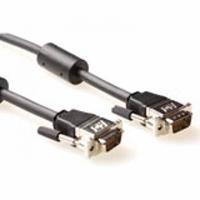 Advanced Cable Technology Hi-Perf VGA aansluitkabel man-man metalen kappen 3m