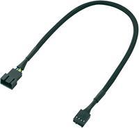Akasa PWM fan extension cable 4-pin PWM 4-pin PWM Zwart kabeladapter/verloopstukje