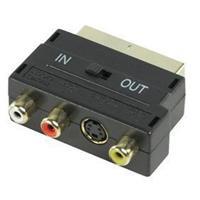 Wentronic Scart - 3x RCA Composiet Adapter