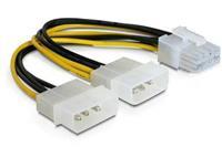 Delock Delock Kabel PCI Express Stromversorgung 8pin > 2x 5¼- für G