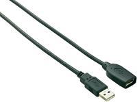 renkforce USB 2.0 passives Verlängerungskabel [1x USB 2.0 Stecker A - 1x USB 2.0 Buchse A] 10.00m Schwarz ver