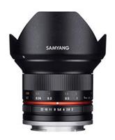 Samyang 12mm F/2.0 NCS CS Fuji X Zwart