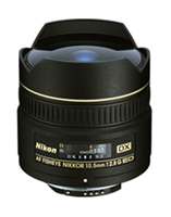 Nikon AF DX 10.5mm f / 2.8G ED Fisheye Objectieven