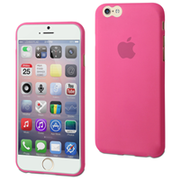 Muvit ultra thin cover - roze - voor Apple iPhone 6 Plus