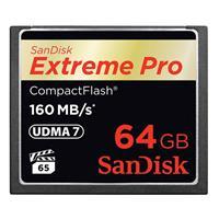 SanDisk 64GB 160MB/s Extreme Pro CompactFlits Geheugenkaart