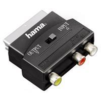 Hama Adapter scart - 3RCA IN/OUT - 
