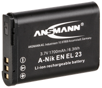 Ansmann A-NIK EN-EL23 1700mAh 3,8V