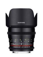 Samyang Samyang 50mm T1.5 AS UMC. Component voor: SLR, Lensstructuur (elementen/groepen): 9/6, Dichtstbijzijnde focus afstand: 0,45 m. Kleur van het product: Zwart. Diameter: 7,47 cm, Lengte: 8,16 cm,