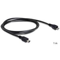 DeLOCK USB2.0 kabel Micro B (m) - Mini B (m) - 1 meter