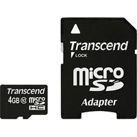 Transcend Micro SDHC Card 4GB Class 10 m