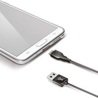 Celly Charge&Sync USB Kabel Micro USB 3.0 High Speed 1m - Zwart