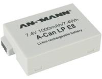 Ansmann A-Can LP-E8 Lithium-Ion (Li-Ion) 1000mAh 7.4V oplaadbare batterij/accu