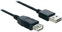 Delock Cable EASY-USB 2.0-A male > USB 2.0-A female extension 5 m - Qu