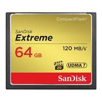 SanDisk CF Extreme 64GB 120MB/sec 85 MB write UDMA 7