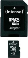 Intenso® Micro-SD Card 4GB 3413450